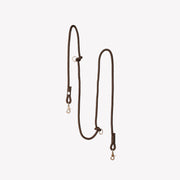 Laisse main libre en corde Brown