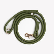 Laisse simple en corde vert