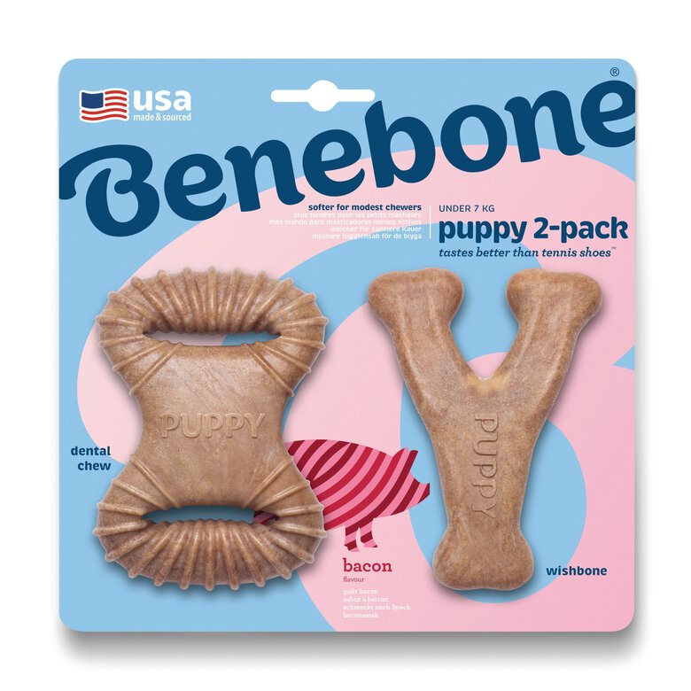 Jouet Puppy Pack Dental Chew-Wishbone Bacon