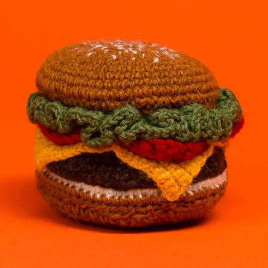 Jouet Hamburger en tricot