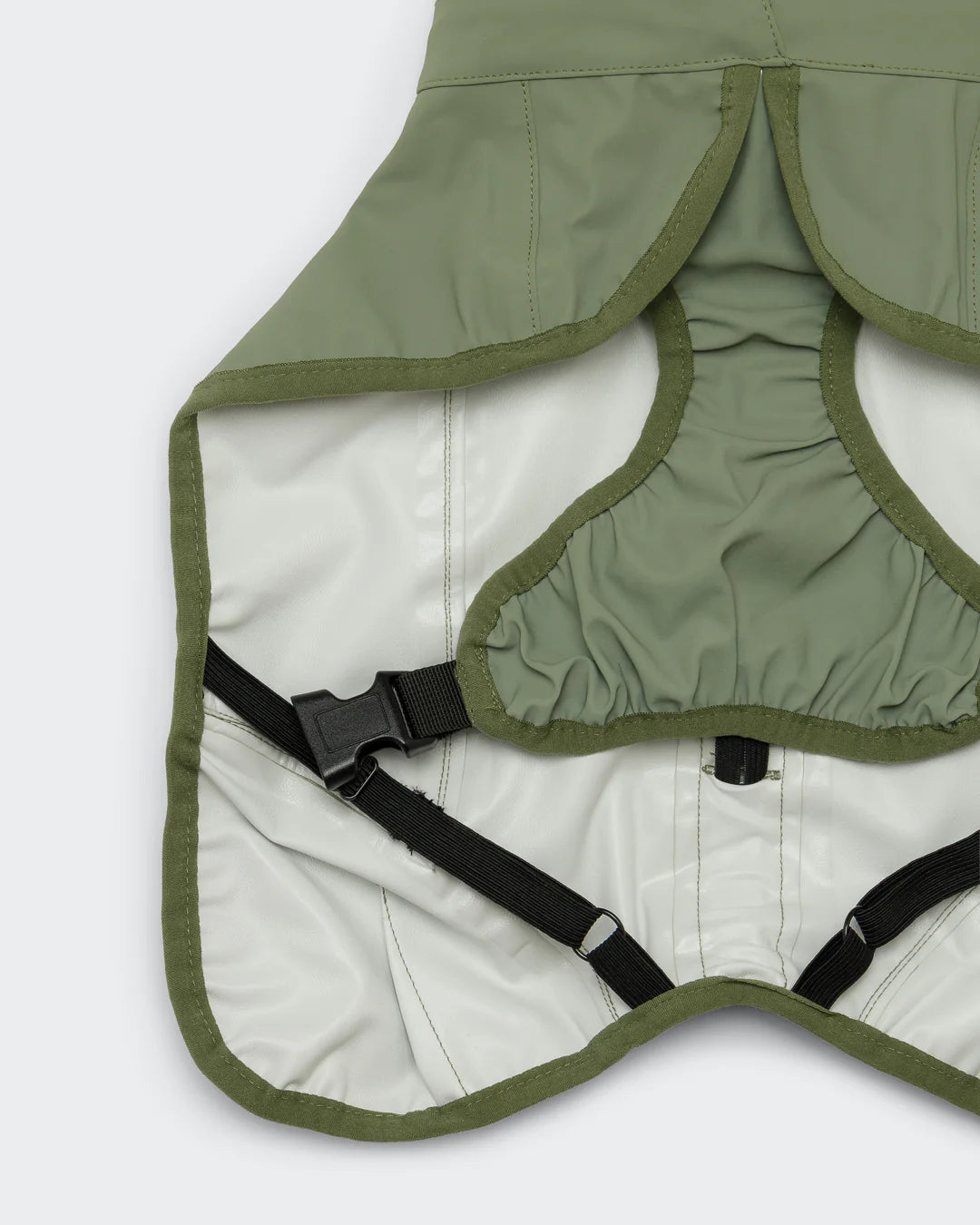 Imperméable réflechissant vert