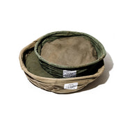 Panier pour animaux de compagnie en tissu de tente vintage - Small