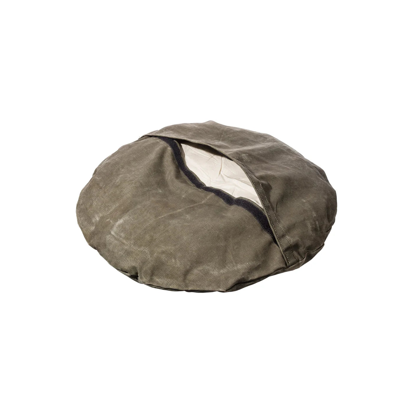 Panier pour animaux de compagnie en tissu de tente vintage - Small
