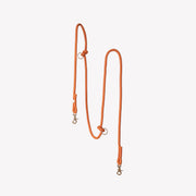 Laisse mains libres en corde Orange