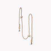 Laisse main libre en corde Tan