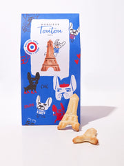 Biscuits Monsieur Toutou Paris en forme de Tour Eiffel