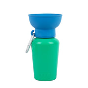 Gourde de voyage bi-colore rétractable