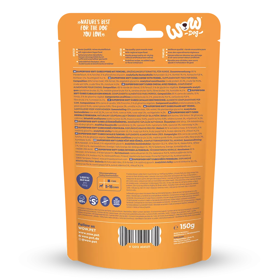 Friandises Superfood cheval et fenouil