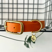 Collier en Biothane orange