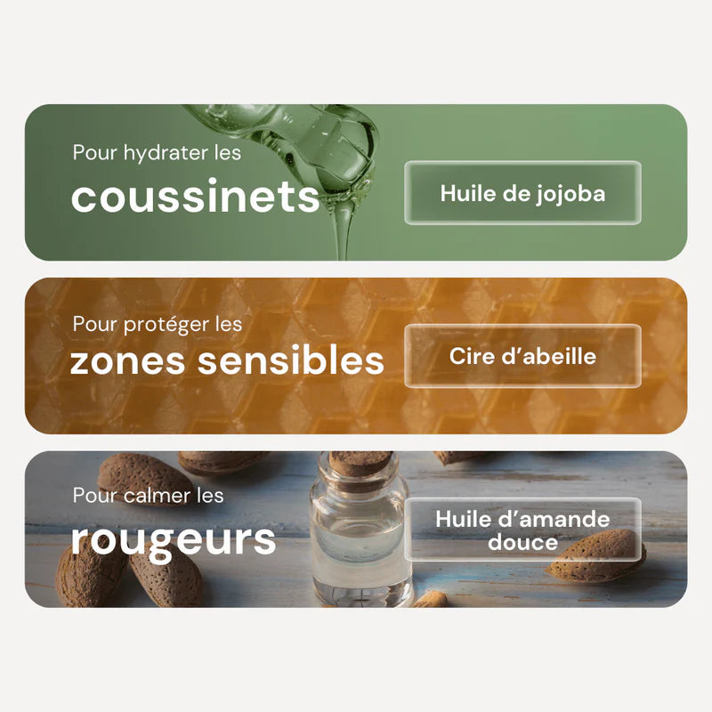 Baume hydratant zones sèches pour chien