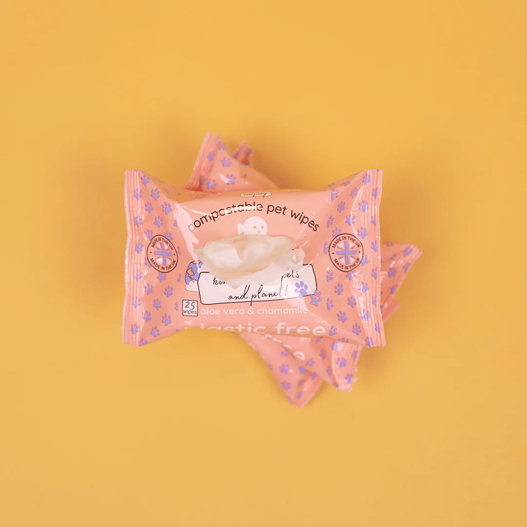 Lingettes compostables nettoyantes