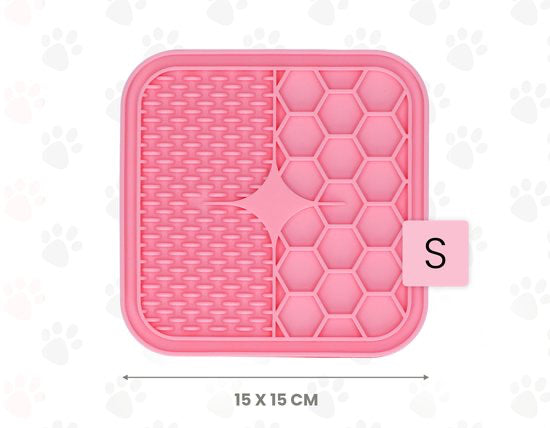 Tapis de léchage rose