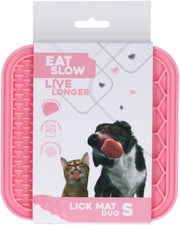 Tapis de léchage rose