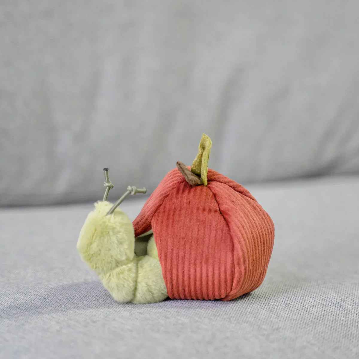 Jouet de fouille pomme et chenille