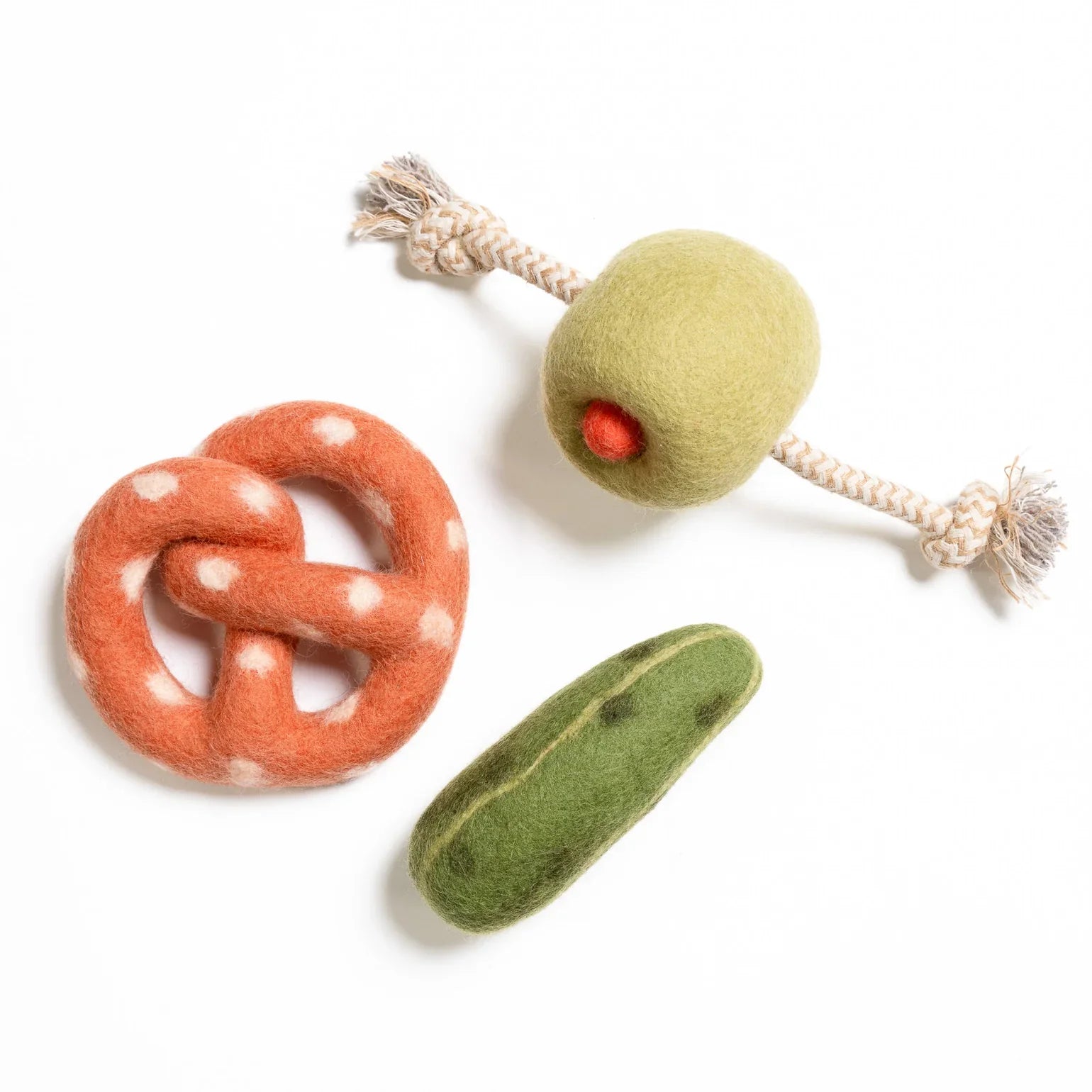 Jouet en feutre Pimento Olive