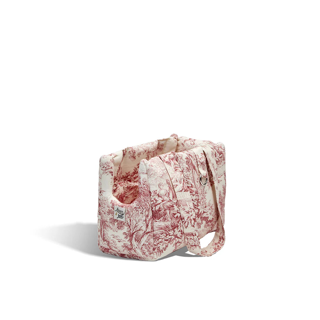 Sacs de transport Toile de Jouy rouge