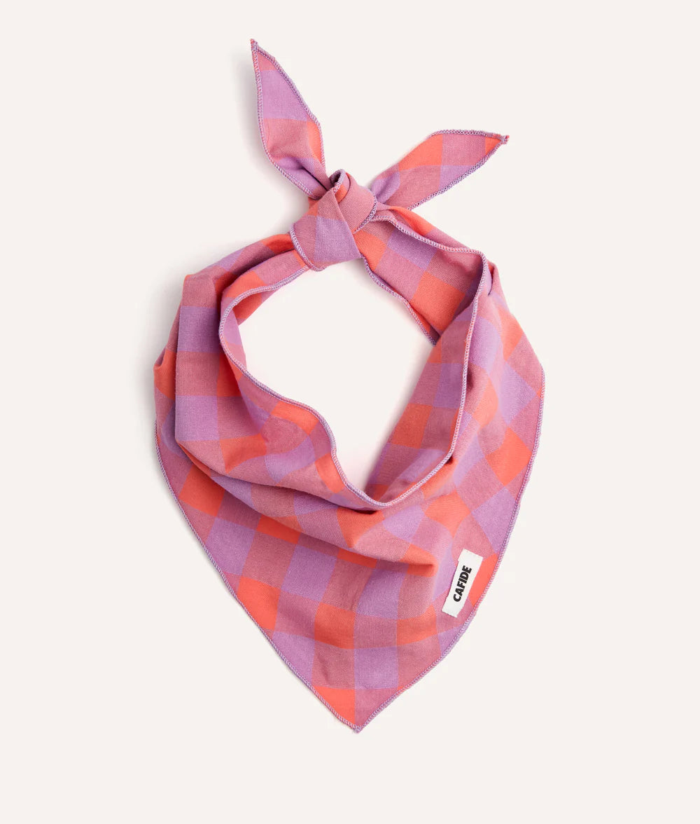 Bandana Nata vichy violet