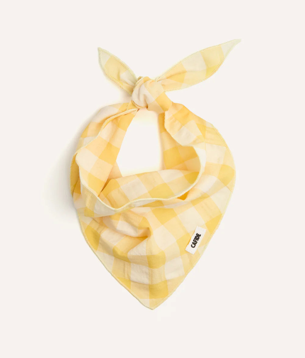 Bandana Nata vichy jaune