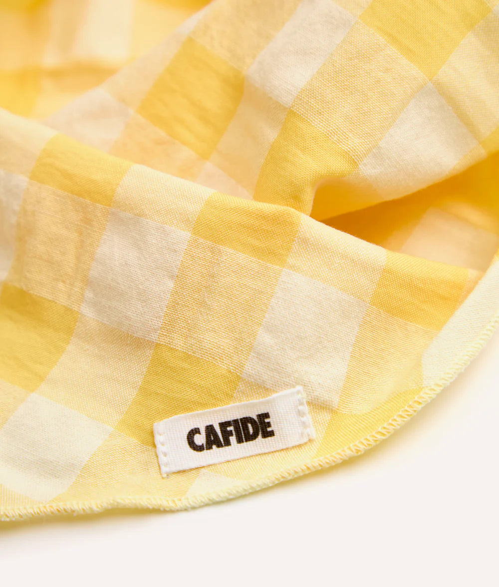 Bandana Nata vichy jaune
