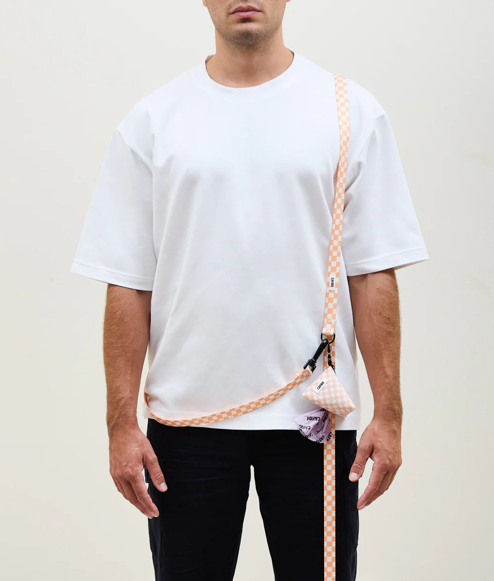 Laisse multi-positions Juno orange
