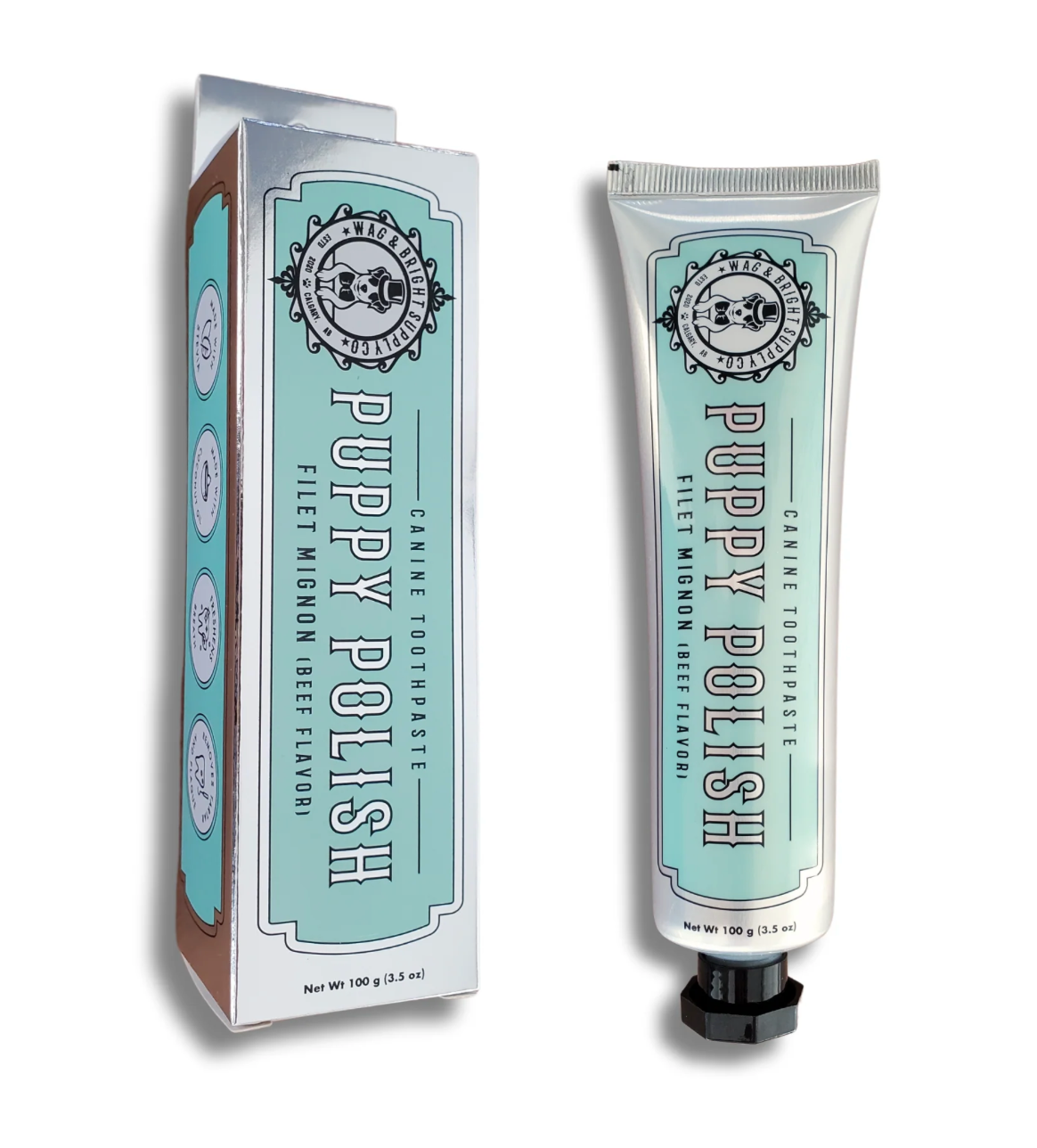 Dentifrice Puppy Polish au filet mignon