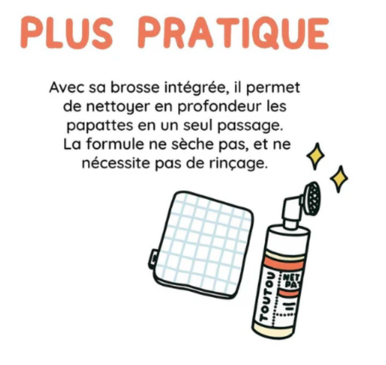 Nettoyant pattes rechargeable