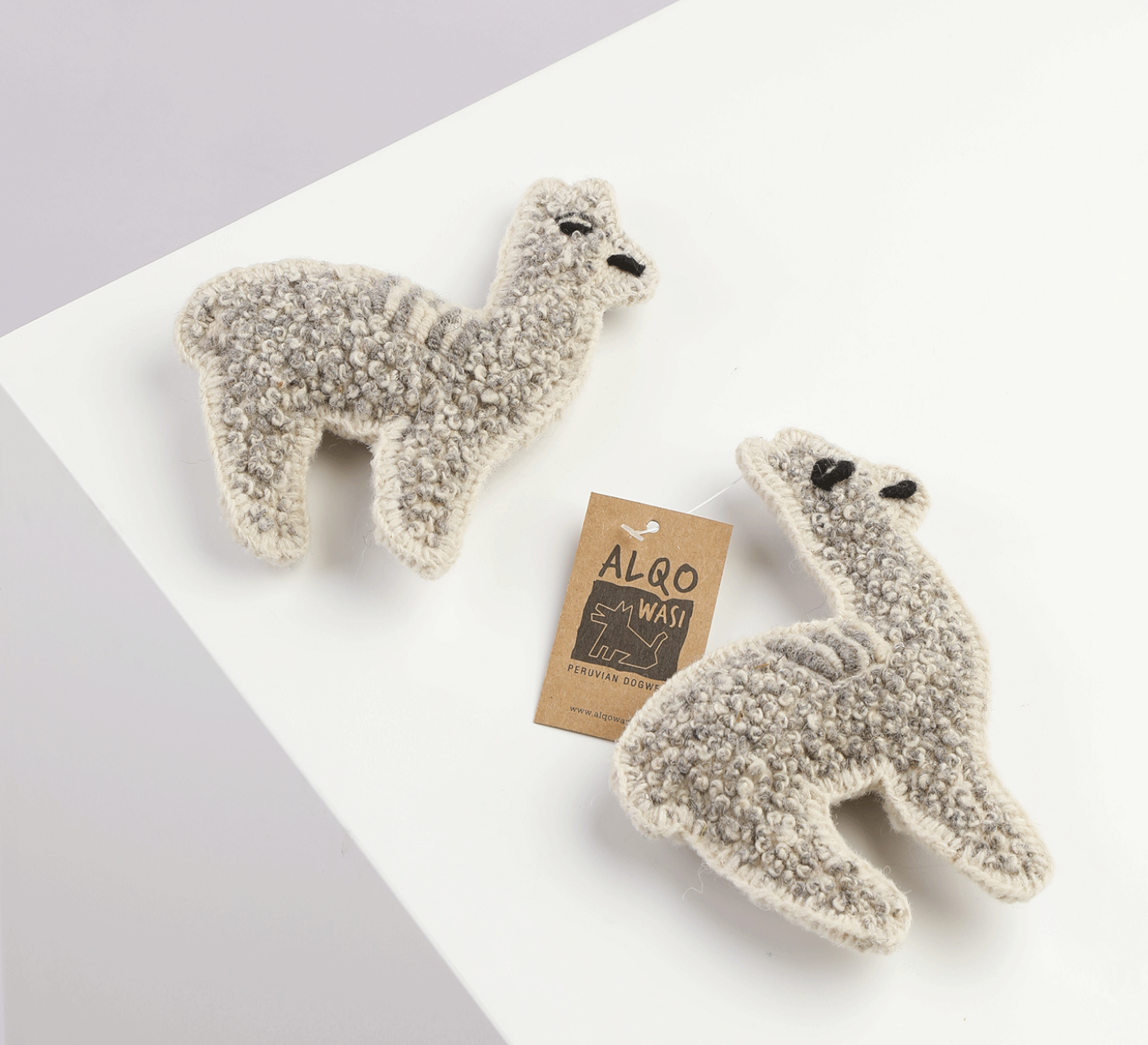 Jouet Lama en Alpaca Natural