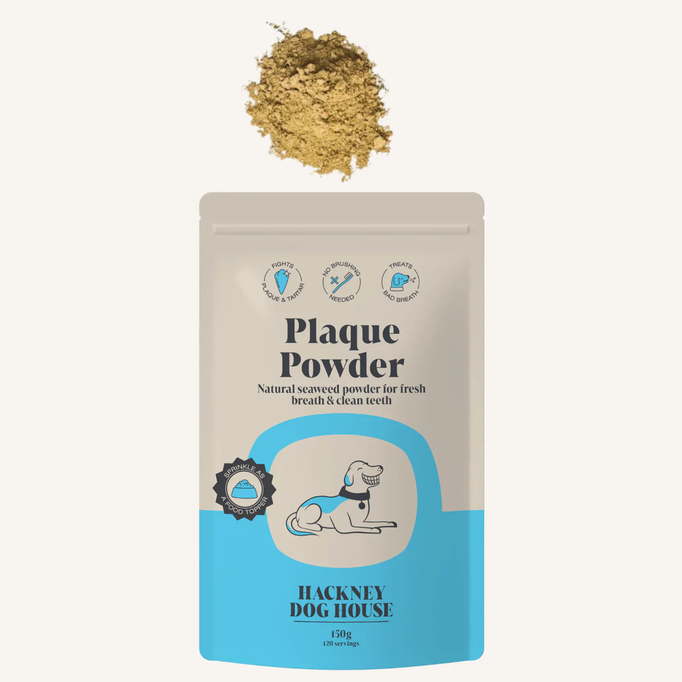 Poudre d'algues pour plaque dentaire