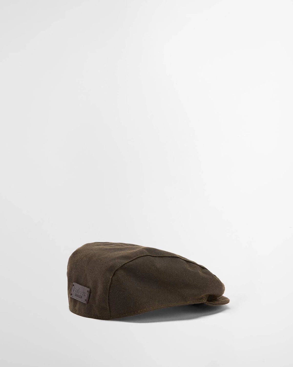 Casquette plate pour chien Barbour Wax Olive