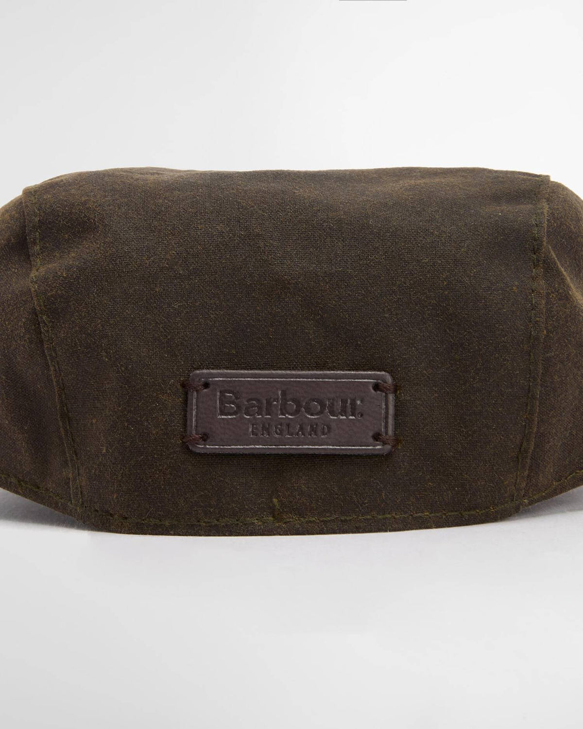 Casquette plate pour chien Barbour Wax Olive