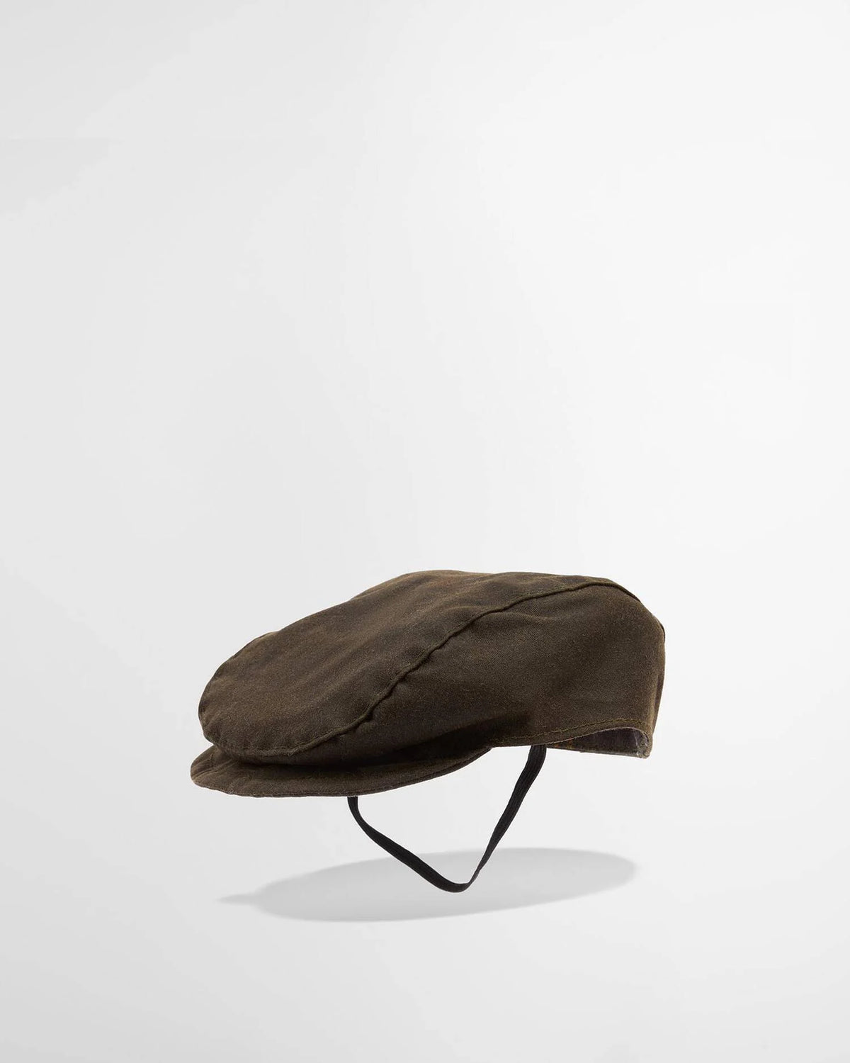 Casquette plate pour chien Barbour Wax Olive