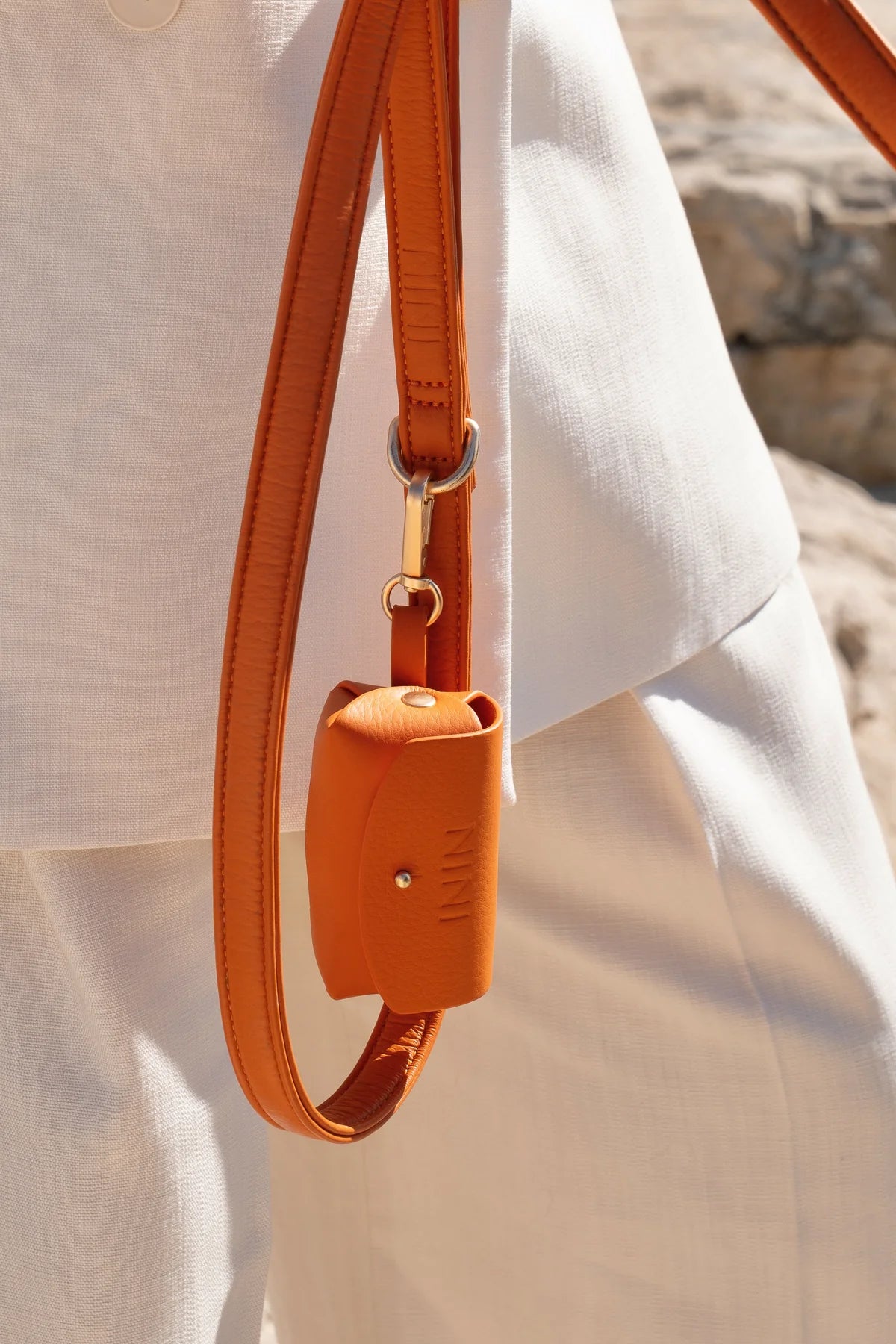 Laisse classique Orange résistante à l'eau