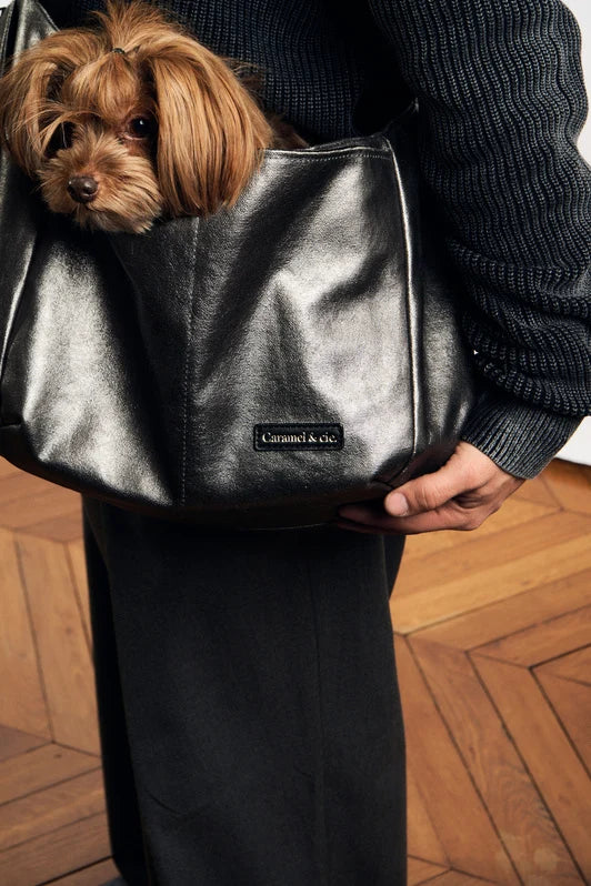 Sac de transport pour chiens et chats - Gris métalisé