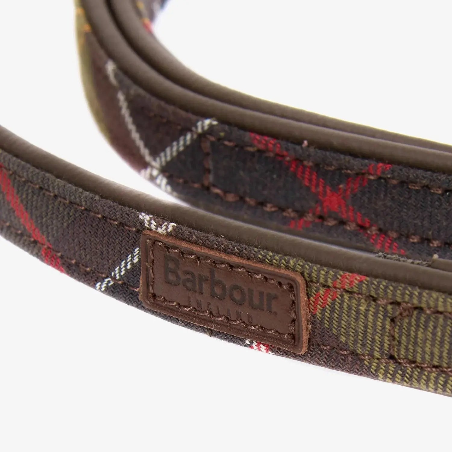 Laisse en cuir Tartan