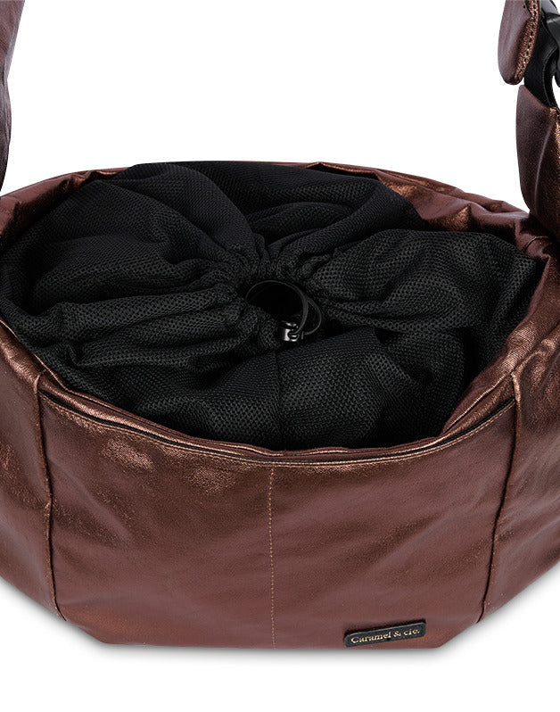 Sac de transport pour chiens et chats - Bronze métalisé