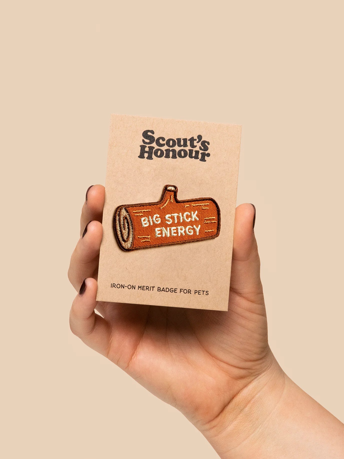 Big Stick Energy | Patch à repasser pour animaux de compagnie