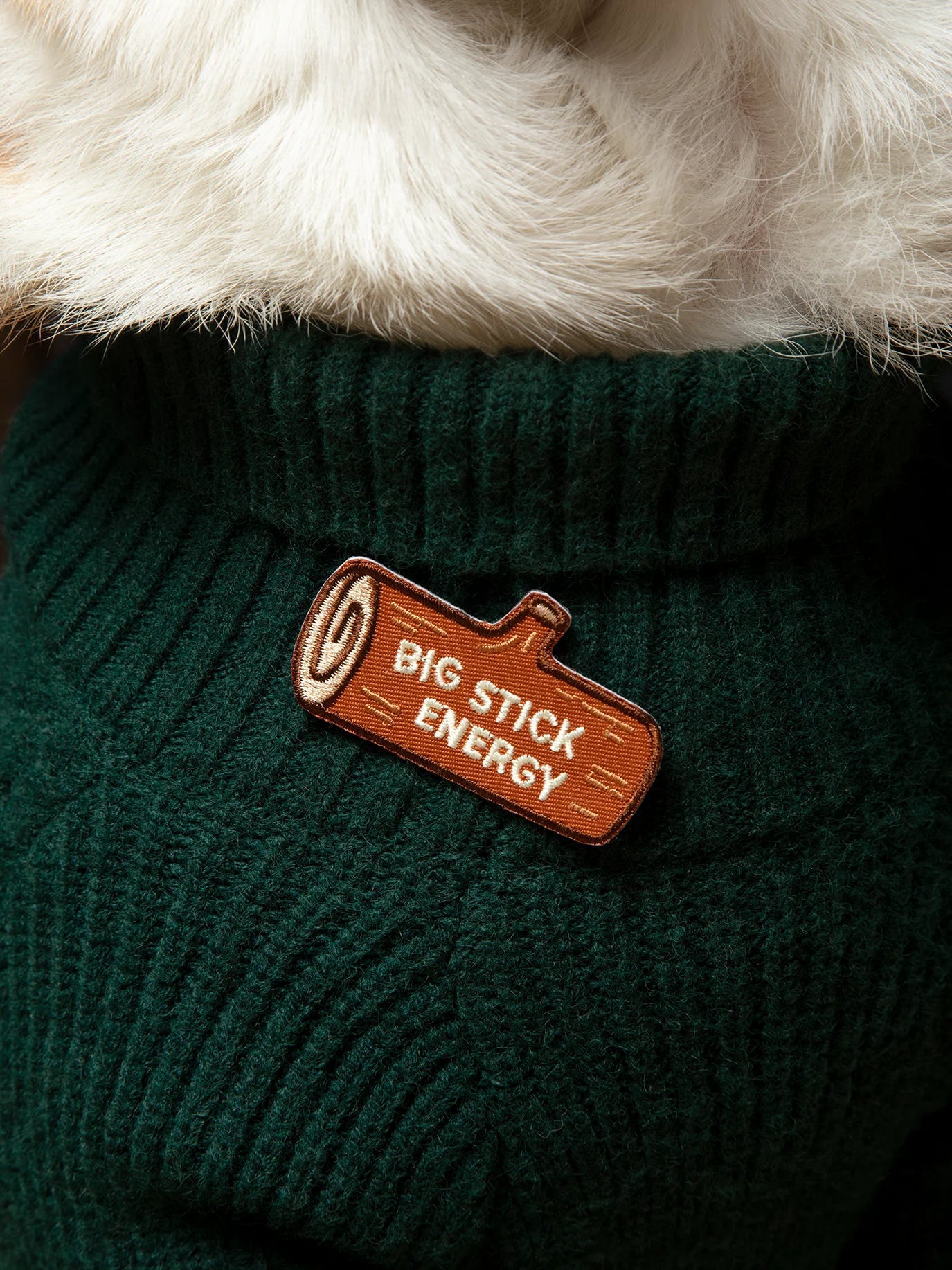 Big Stick Energy | Patch à repasser pour animaux de compagnie