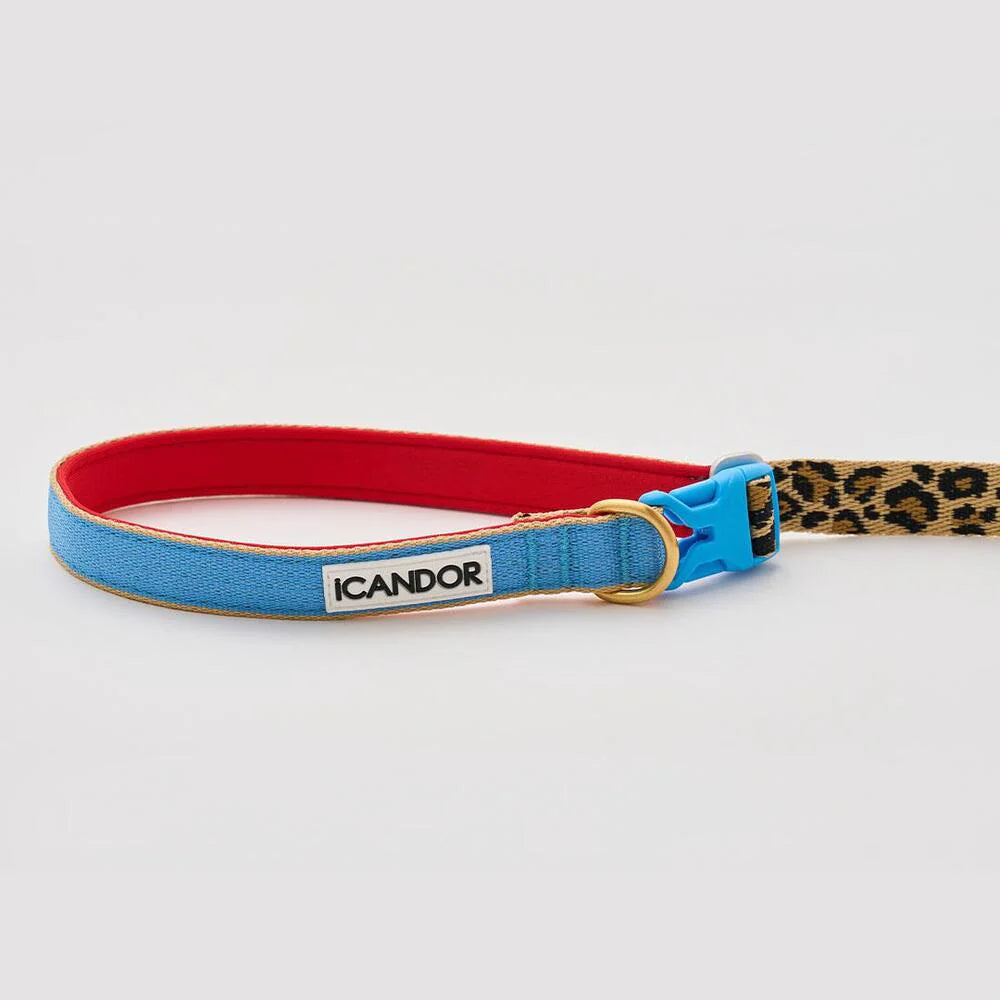 Laisse multi-positions Gentle Leash Bolt Long Léopard