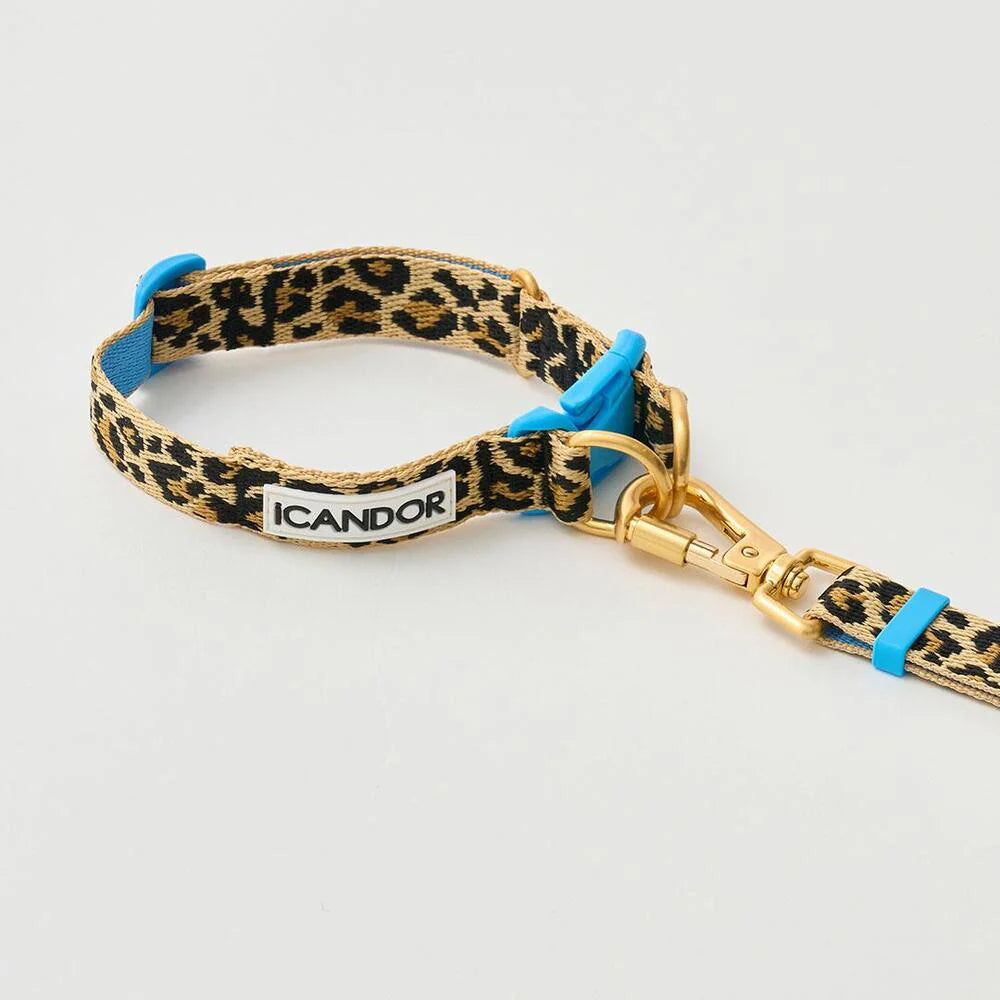 Laisse multi-positions Gentle Leash Bolt Long Léopard