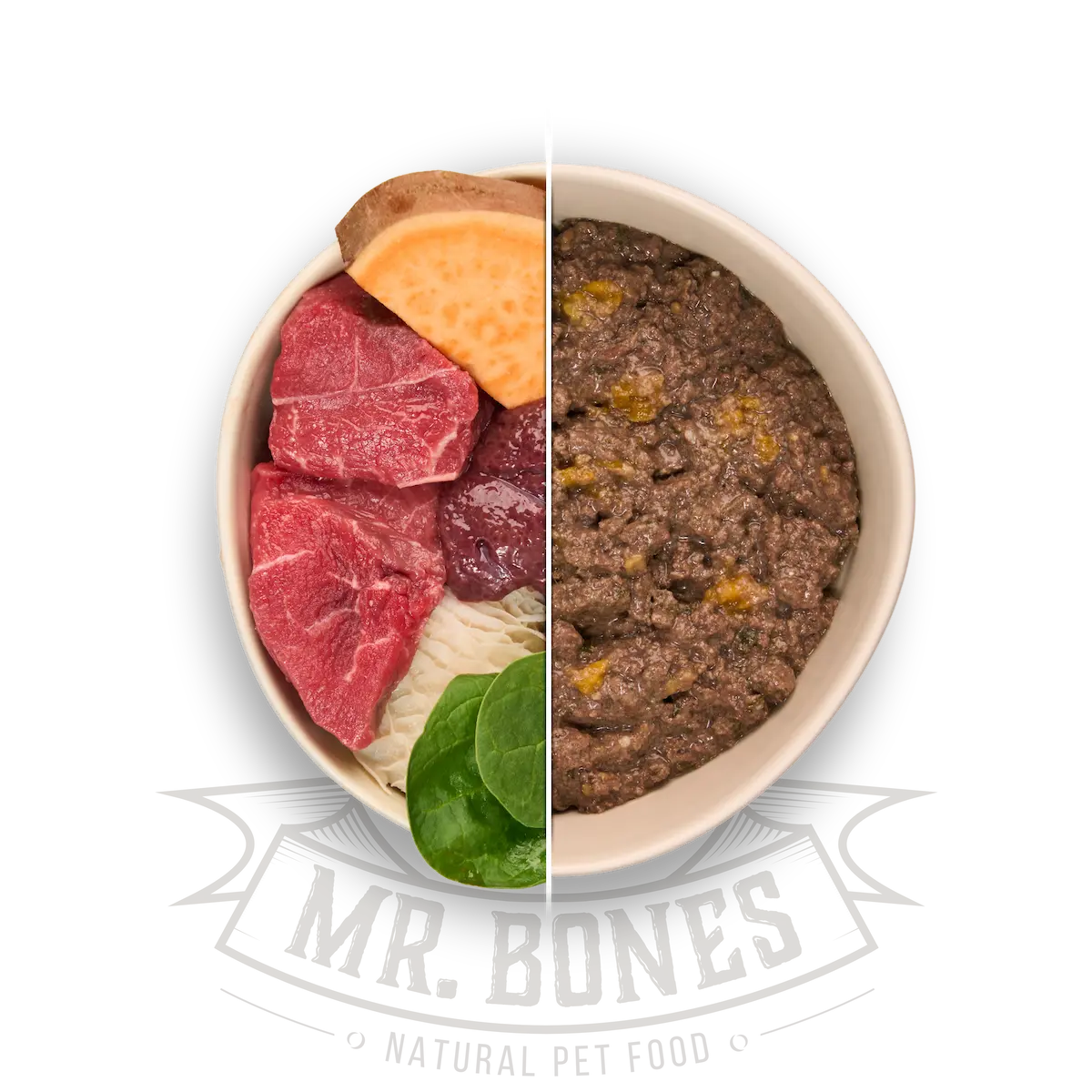 Nourriture faite maison pour chiens - Boeuf & légumes