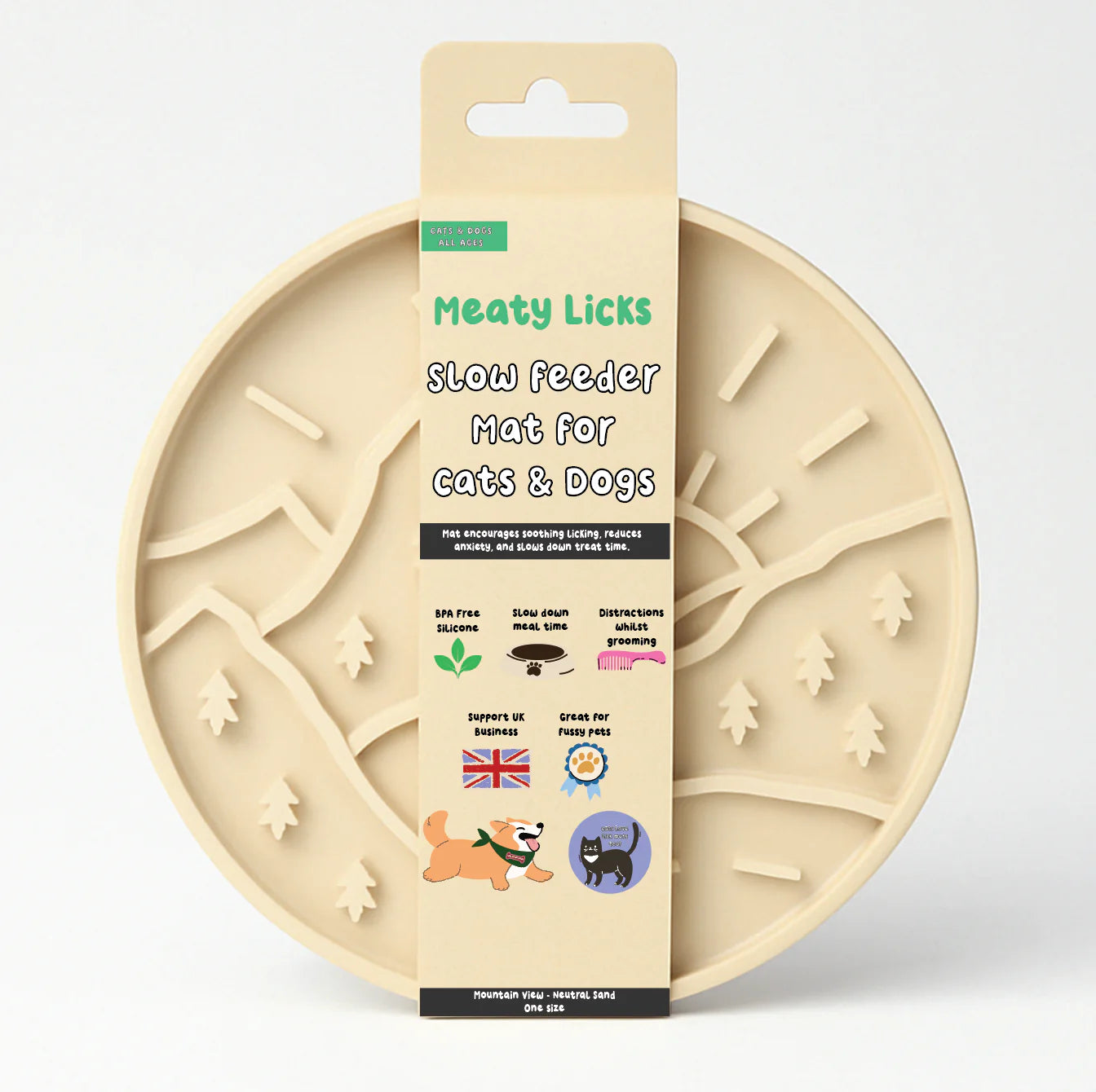 Gamelle anti-glouton Meaty Licks