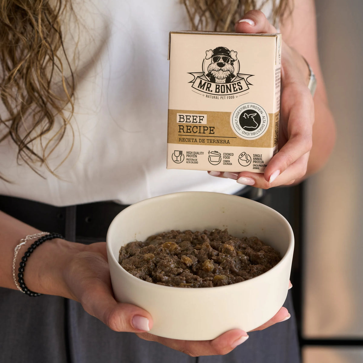 Nourriture faite maison pour chiens - Boeuf & légumes