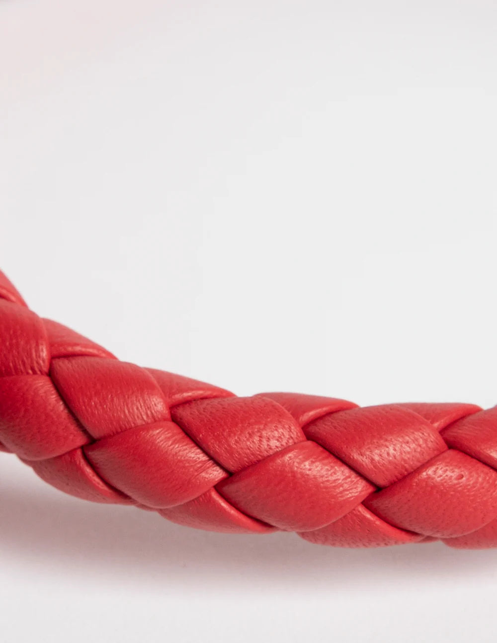 Collier tressé en cuir Ferdinando