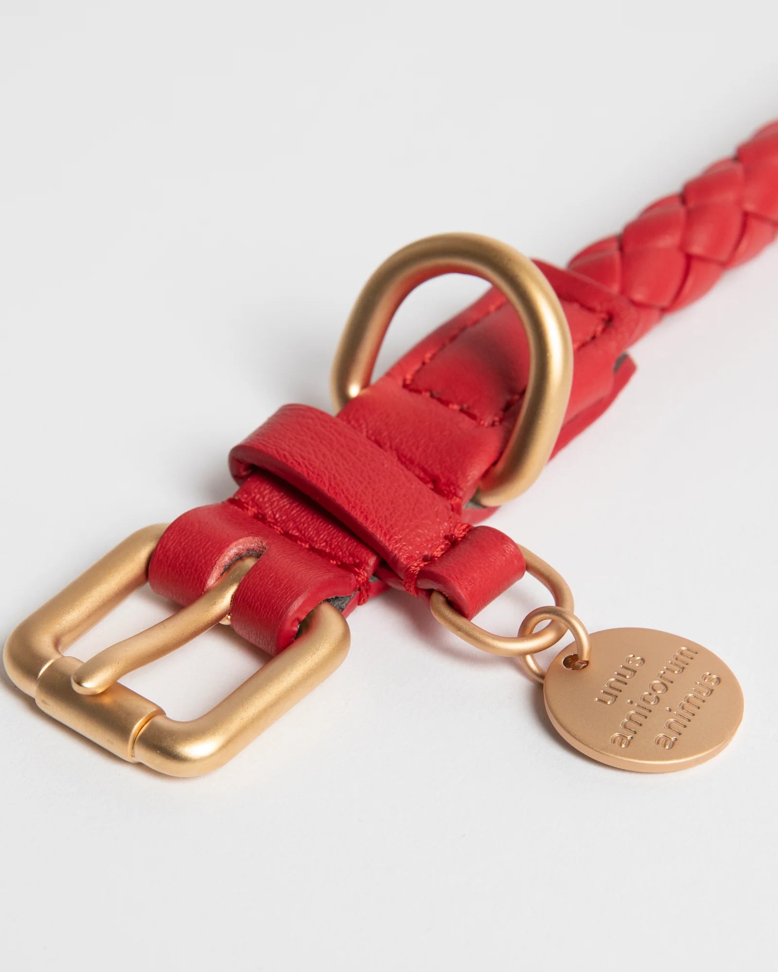 Collier tressé en cuir Ferdinando