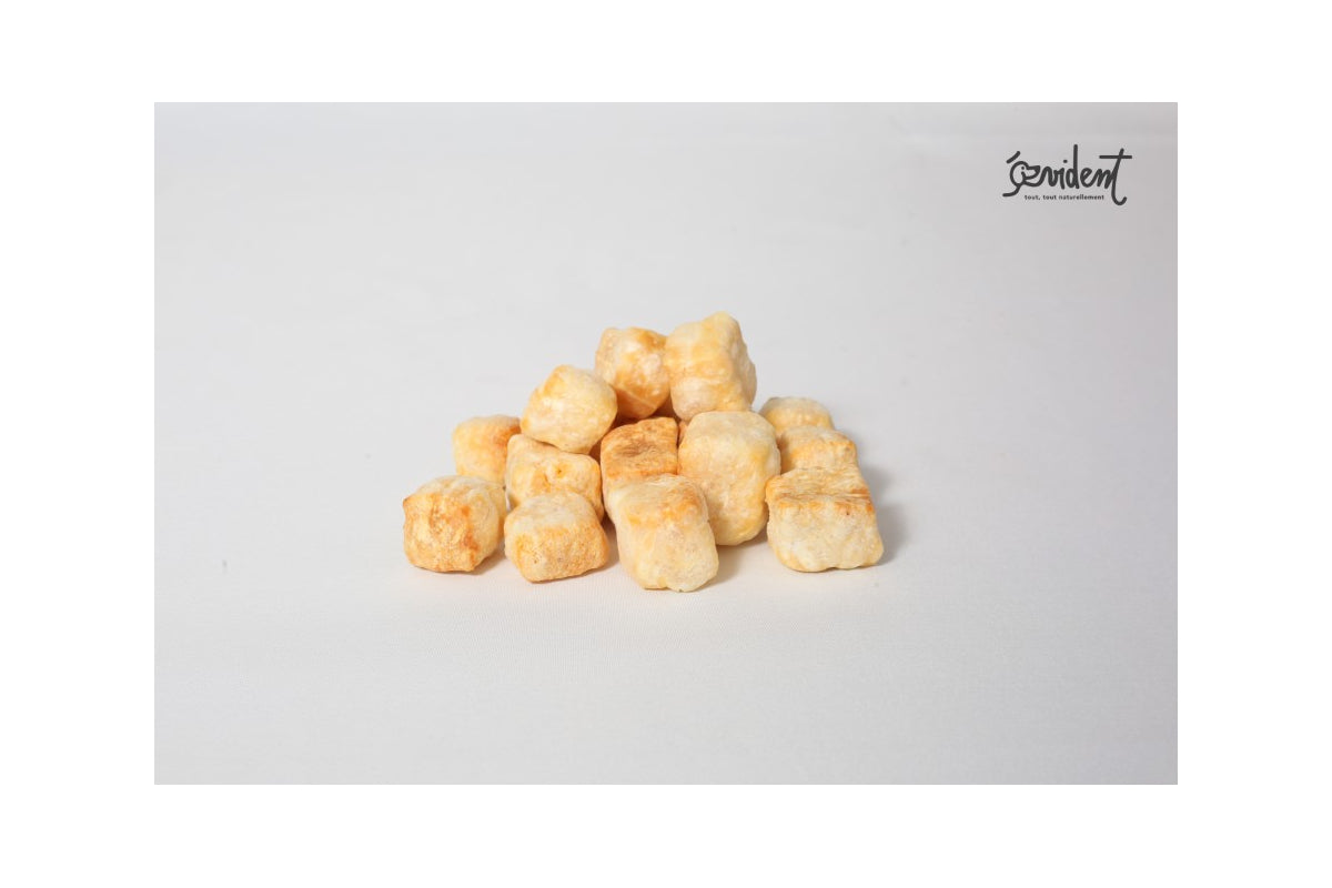 Dés de fromage soufflés Poppy