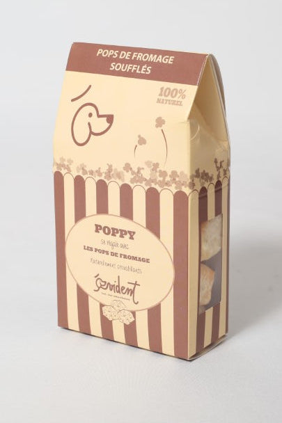 Dés de fromage soufflés Poppy
