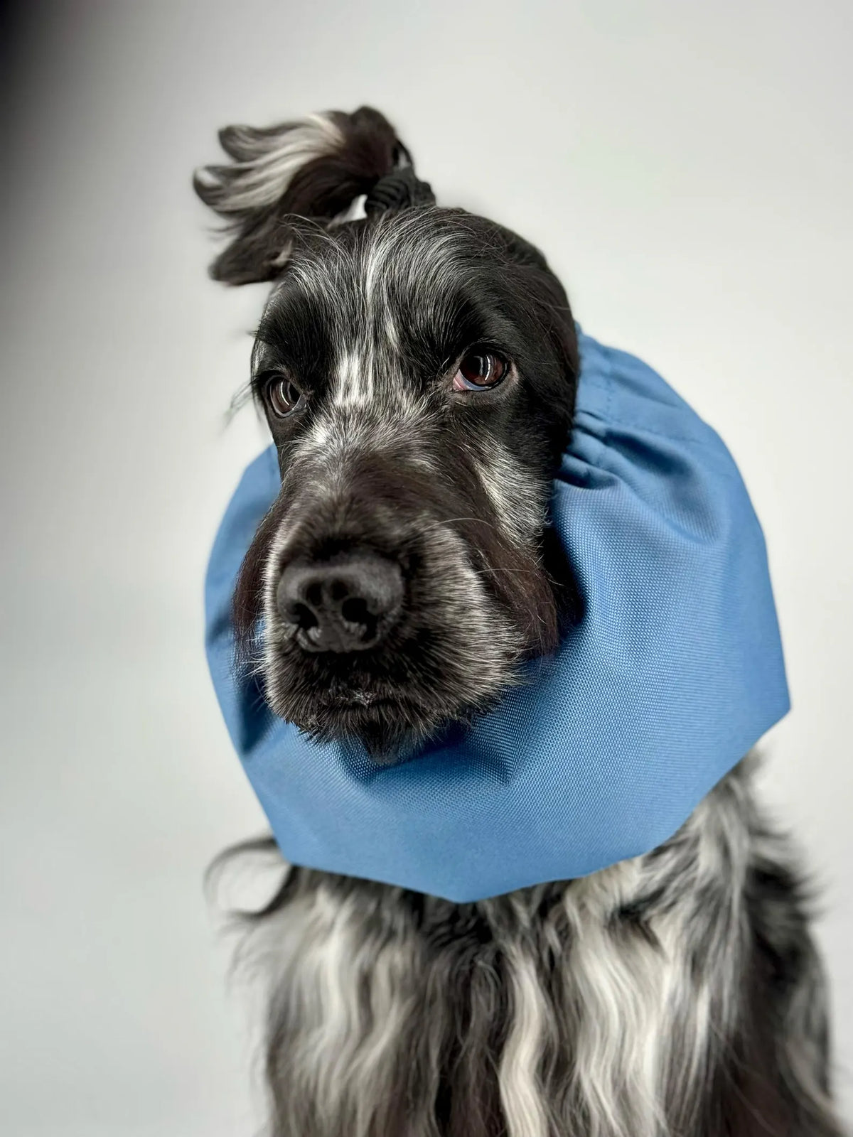 Snood imperméable bleu denim