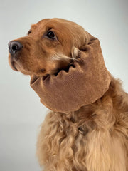Snood velours côtelé Miel