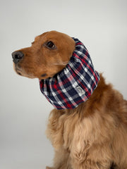 Snood en gaze de coton Tartan