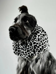 Snood en gaze de coton Léopard